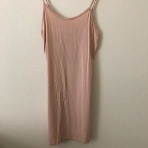 Nude slip dress